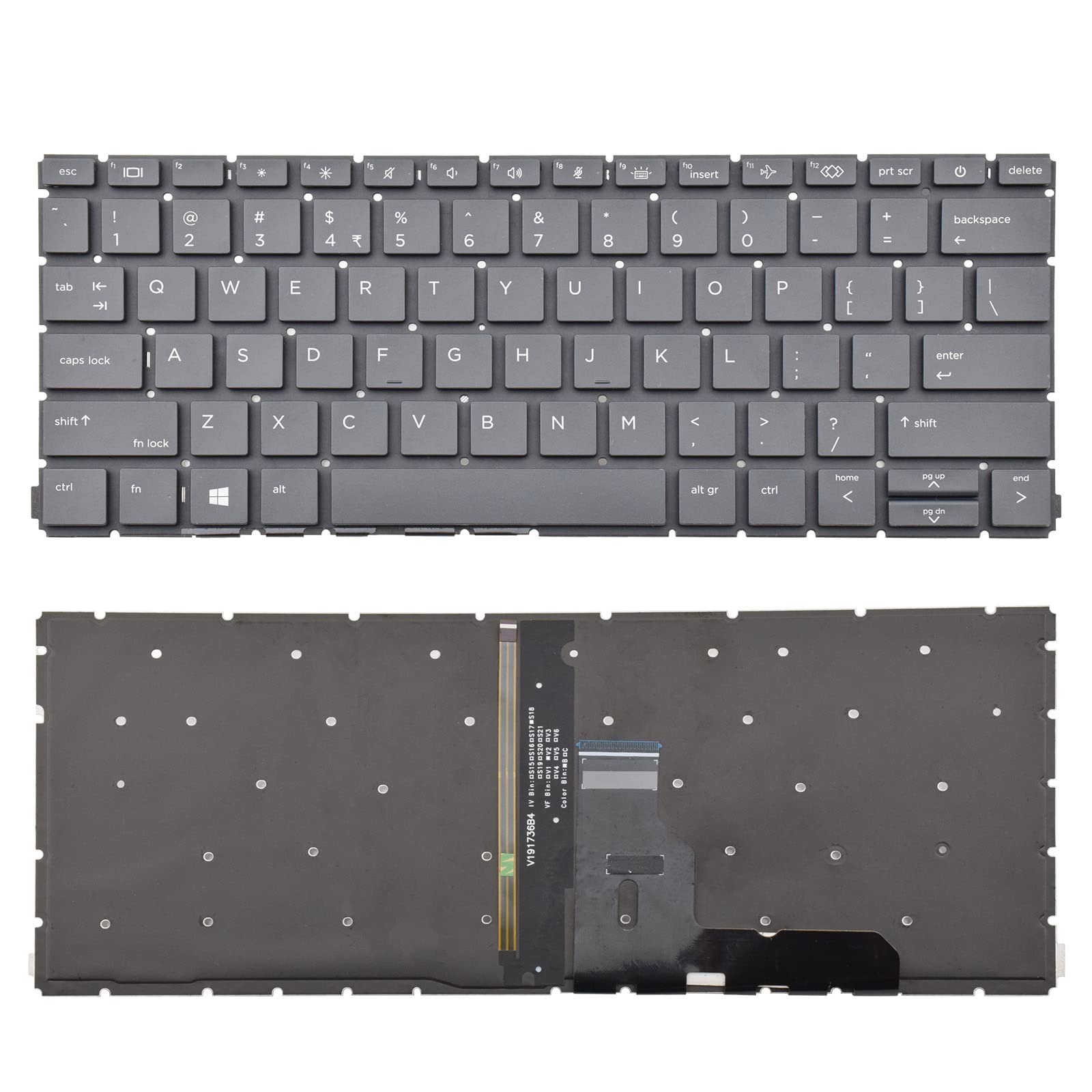 Bàn phím laptop HP Probook 430 G7, 430 G8, 435 G7, 435 G8 (LED, BH 6TH)