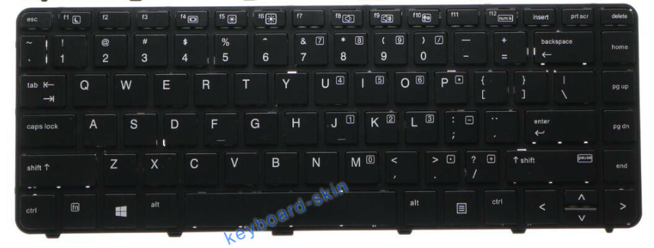 Mặt trước bàn phím laptop HP Probook 430 G3, 430 G4, 440 G3, 440 G4, 445 G3, 445 G4, 640 G2, 640 G3