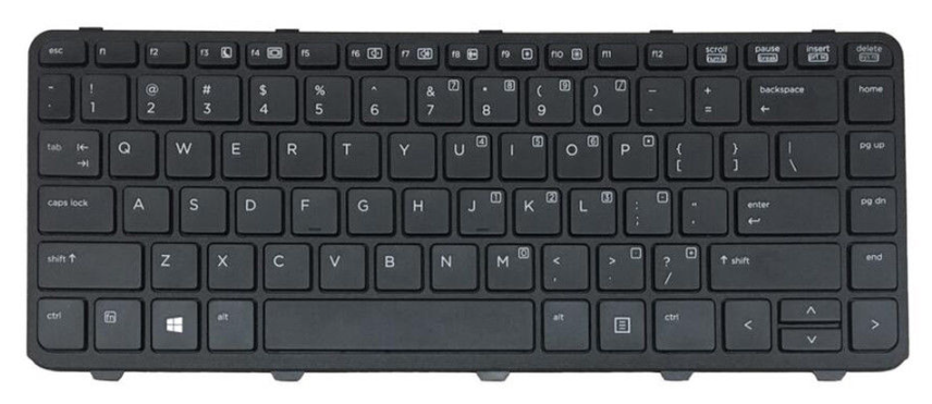 Mặt trước bàn phím laptop HP Probook 430 G2, 440 G0, 440 G1, 440 G2, 445 G1, 640 G1, 645 G1 Màu Đen