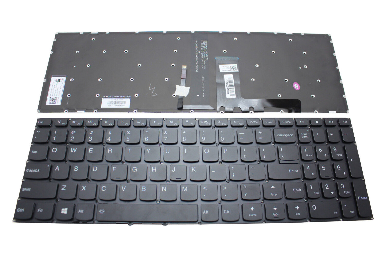 Bàn phím laptop Lenovo Yoga 510-15IKB, Yoga 510-15ISK, E52-80 (LED, BH 6TH)