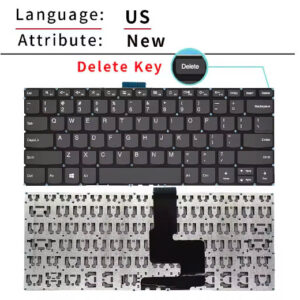 Bàn phím laptop Lenovo Yoga 520-14IKB, Ideapad V330-14ISK, V330-14IKB, V130-14IKB, V330-14ARR, 330S-14AST, 330S-14IKB, S340-14API, S340-14IWK, S340-14IWL (KHÔNG NÚT NGUỒN)