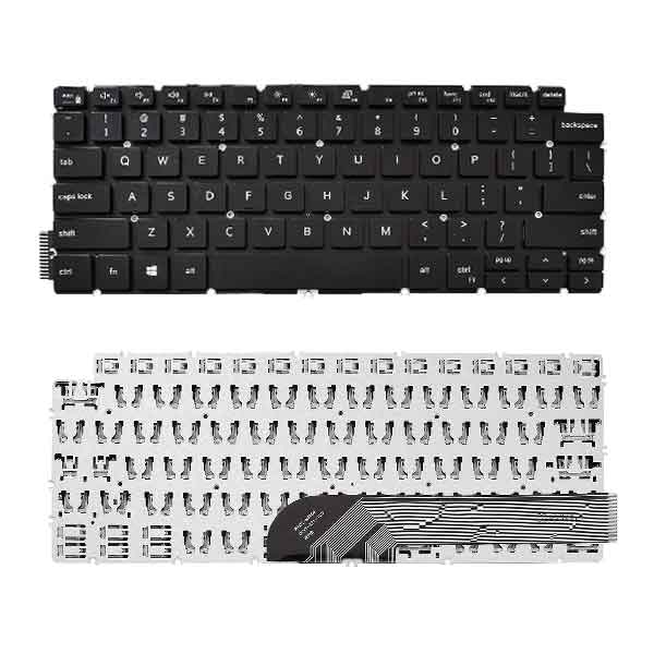 Bàn phím laptop Dell Vostro 5390 5391 5490 5491 5493 5498 7390 7391 7490 7491, Latitude 3301 3311 3410, Vostro 3400 (Gen 11) ĐEN *NÚT LXTP NHỎ*