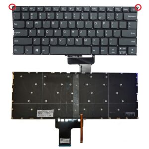 Bàn phím laptop Lenovo Ideapad 320S-13IKB, 720S-14IKB, 720S-14IKB 720-14 nguồn (LED, BH 6TH) *HAI LỖ ỐC GÓC NGANG*