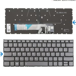 Bàn phím laptop Lenovo Yoga 530-14ARR, 530-14IKB, 730-13IKB, 730-13IWL, 730-15IKB, 730-15IWL, Yoga C340-14API, C340-14IML, C340-14IWL, C640-13IML, C740-14IML, Flex 6-14ARR, Flex 6-14IKB, Ideapad 530S-14ARR, 530S-14IKB, 530S-15IKB, S530-13IML, S530-13IWL (LED, BH 6TH)