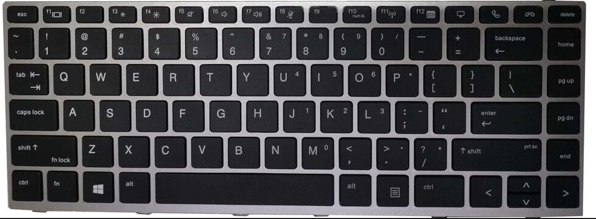 Mặt trước bàn phím laptop HP Elitebook 840 G5, 840 G6, 745 G5, 745 G6, 846 G5, Zbook 14u G5 G6