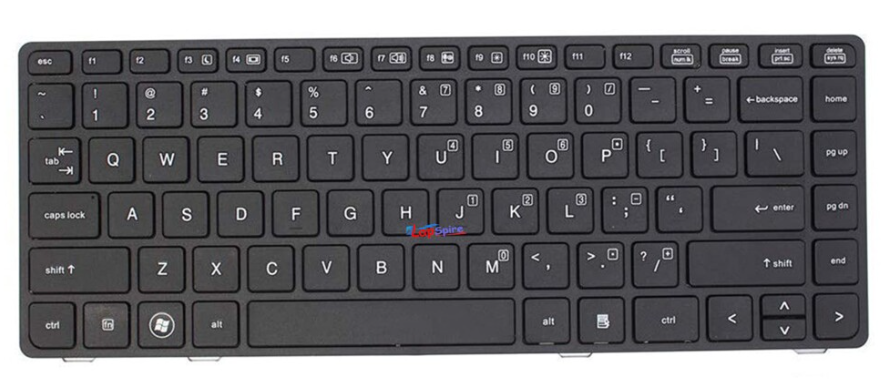 Mặt trước bàn phím laptop HP Elitebook 8460p, 8470p, Probook 6460b, 6470b