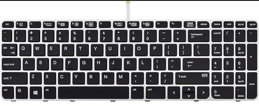 Mặt trước bàn phím laptop HP Elitebook 850 G3, 850 G4, 755 G3, 755 G4, Zbook 15u G3, G4 (Có LED)