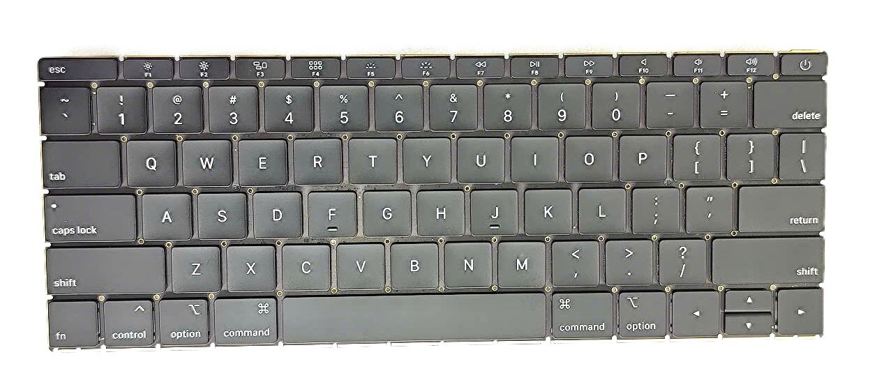 Mặt trước bàn phím laptop Macbook Air 12 inch A1534 2016, A1534 2017, MLHA2, MLHC2, MNYF2, MNYG2