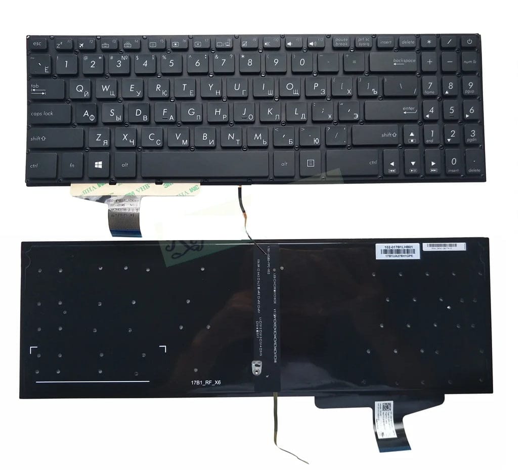 Bàn phím laptop Asus VivoBook Pro 15 X580 X580U X580VD X580GD N580 (LED, BH 6TH)