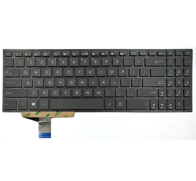 Mặt trước bàn phím laptop Asus Vivobook Pro 15 X580, X580U, X580VD, X580GD, N580 có đèn LED nền
