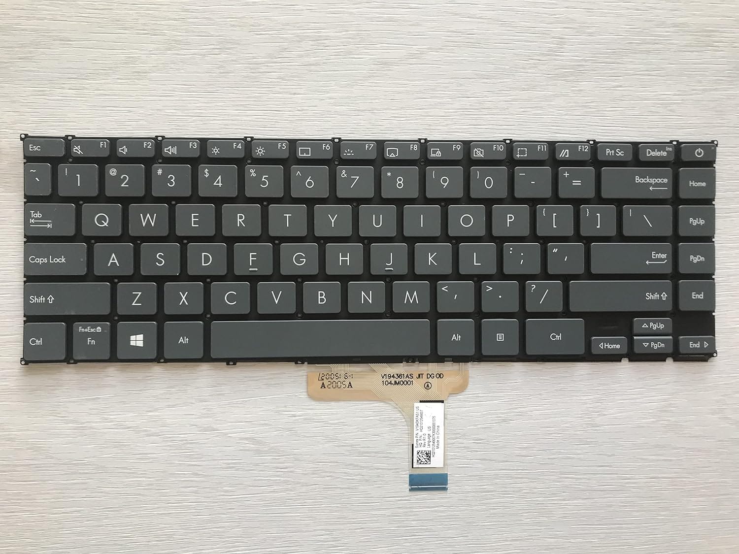 Mặt trước bàn phím laptop Asus Zenbook 14 UX425, UX425JA, UX425UA, UX425EA, UM425, U4700, UX425SA, UX425UG