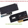 Bàn phím laptop Dell Vostro 5390 5391 5490 5491 5493 5498 7390 7391 7490 7491, Latitude 3301 3311 3410, Vostro 3400 (Gen 11) ĐEN (LED, BH 6TH) *NÚT LXTP NHỎ*