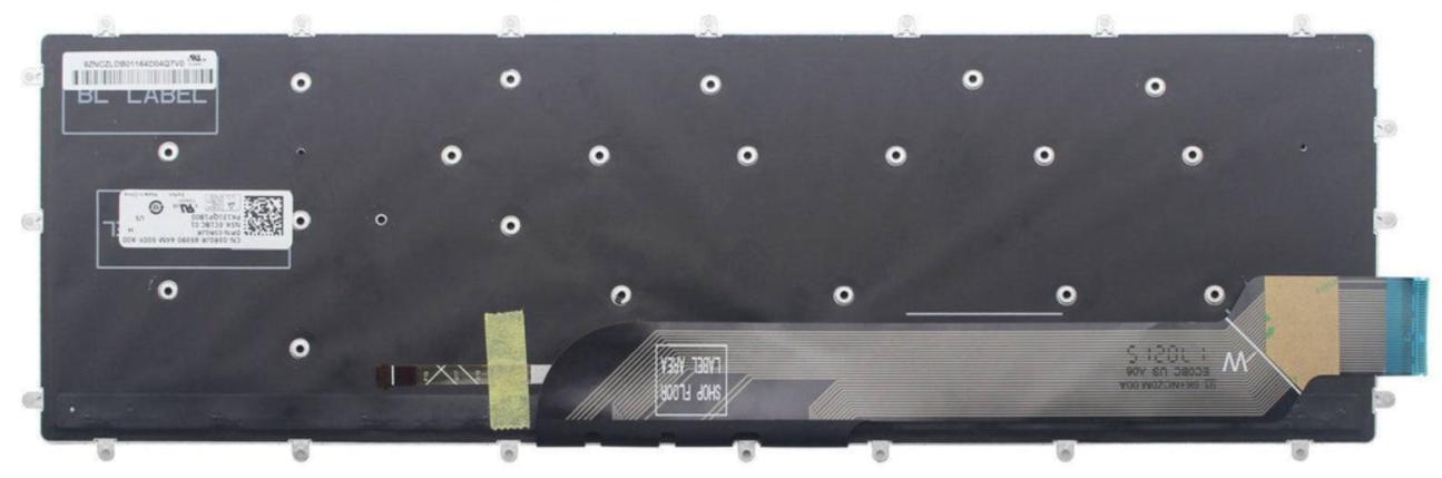Mặt sau bàn phím laptop Dell Inspiron 7566, 7567, 7577, Gaming G3 3579, G5 5587, G7 7588 LED Đỏ