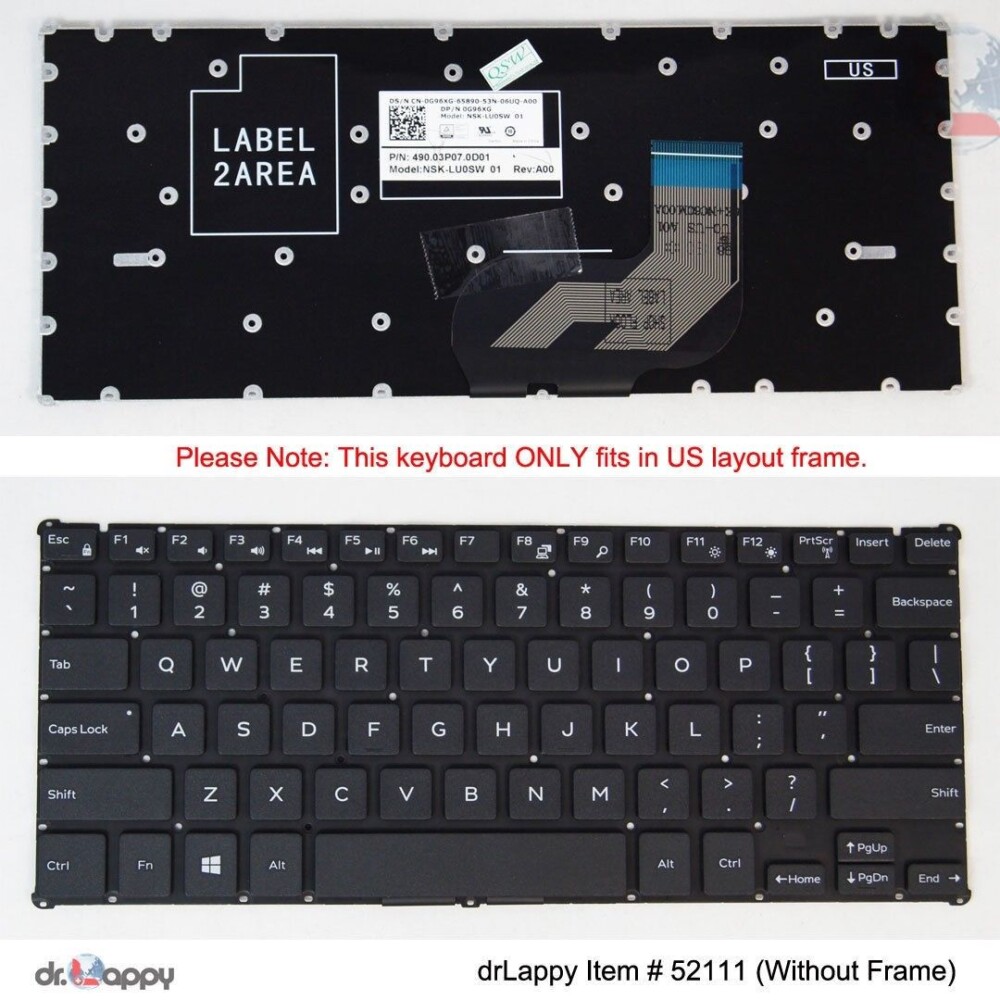 Bàn phím laptop Dell Inspiron 11 - 3000 3162 3164 3168 3169 3179