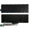 Bàn phím laptop Dell Inspiron 15 3580 3581 3582 3583 3593 3595 5565 5567 5570 5575 5767 5775 7566 7567 7577, Vostro 15 3584 3590 5568, Gaming G3 3000, G3 3579, G3 3590, G3 3779, Gaming G5 5000, Gaming G5 5500, G5 5587, G5 5590, Gaming G7 7000, G7 7588 (LED ĐỎ, BH 6TH)