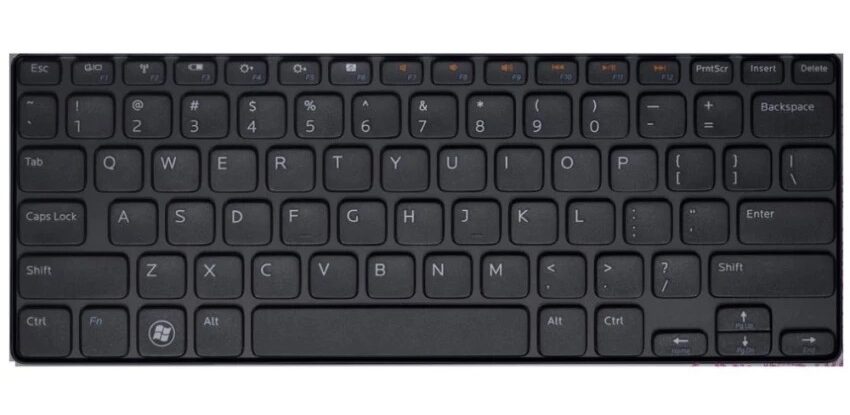 Mặt trước bàn phím laptop Dell Inspiron Mini 11Z, M101Z, M102Z, 1120, 1121, 1122 có khung màu đen