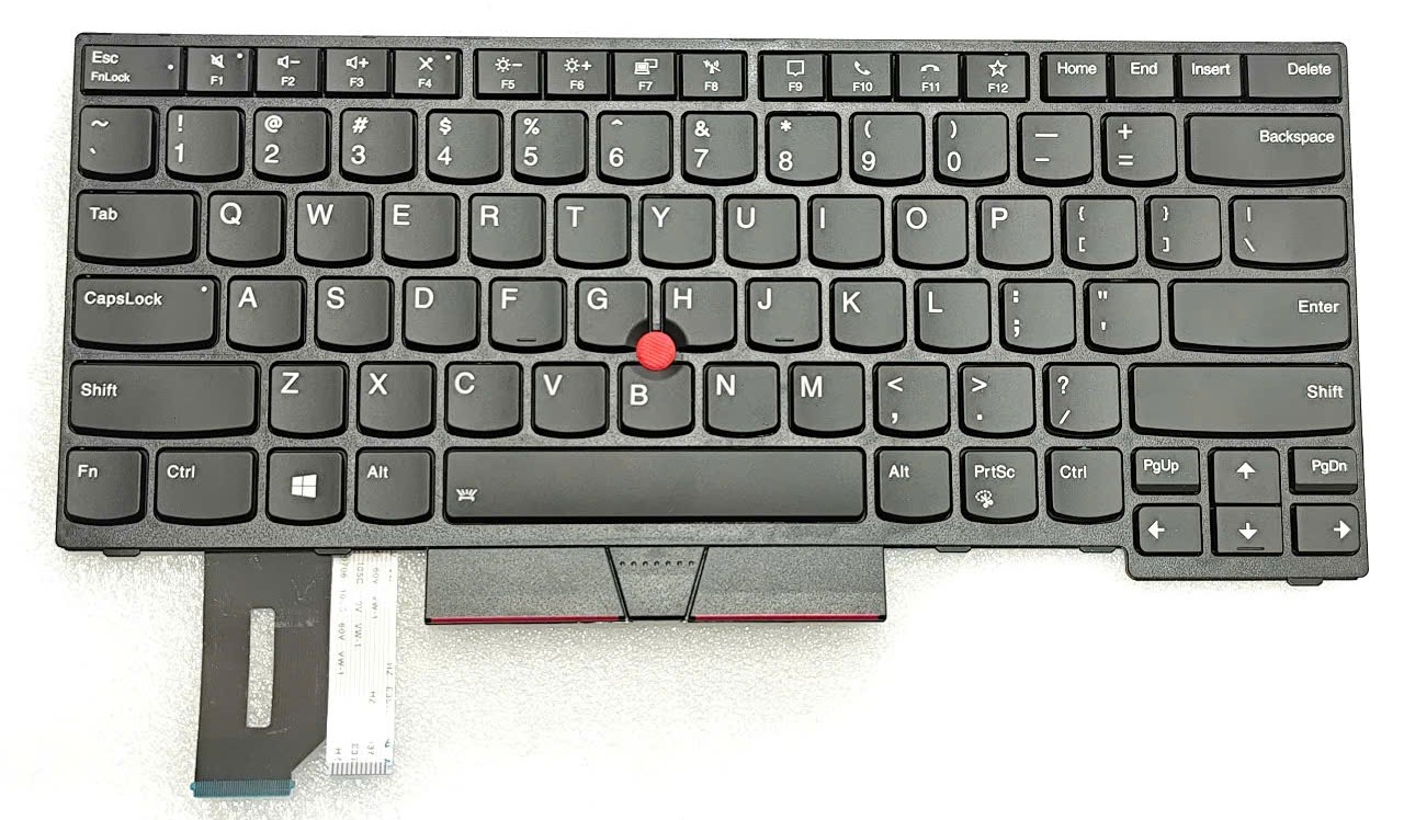 Mặt trước bàn phím laptop Lenovo Thinkpad T14 Gen 1, Gen 2, E480, E490, T480s, T490, L14 Gen 1 có LED và Trackpoint