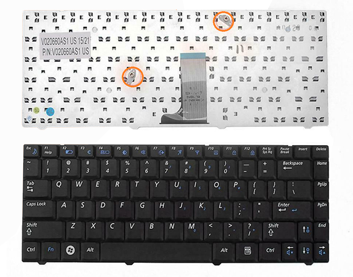 Phím Samsung R519, NP-R519, NP-R518 Màu Đen Chất Lượng Cao - Laptop ...
