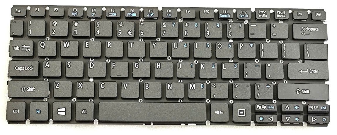 Mặt trước bàn phím laptop Acer Aspire Switch 10 SW5-011, SW5-012, SW5-015 series