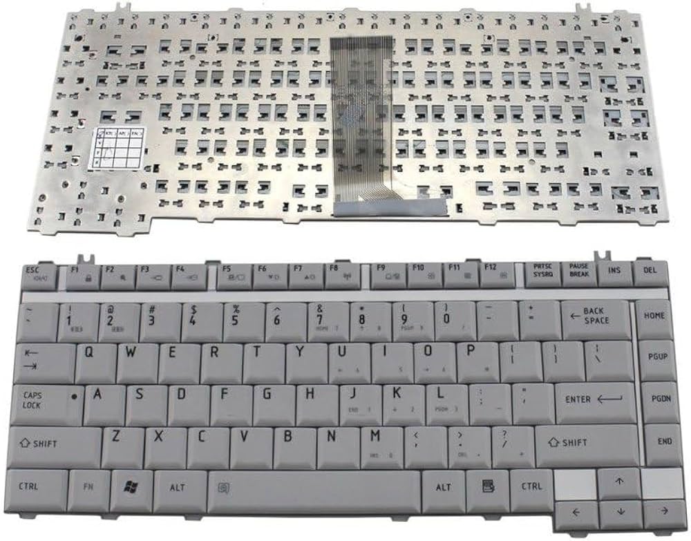 Bàn phím laptop Toshiba Satellite A200 A205 A210 A215 A300 A305 A350 A355 M200 M300 M305 M500 L205 L300 L305 L310 L315 L455 L450 L510 S200, Qosmio F40 F45 G40 G45 F50 F55 R200 R205 L300, Tecra A9 M9, Dynabook B551 B552 TRẮNG