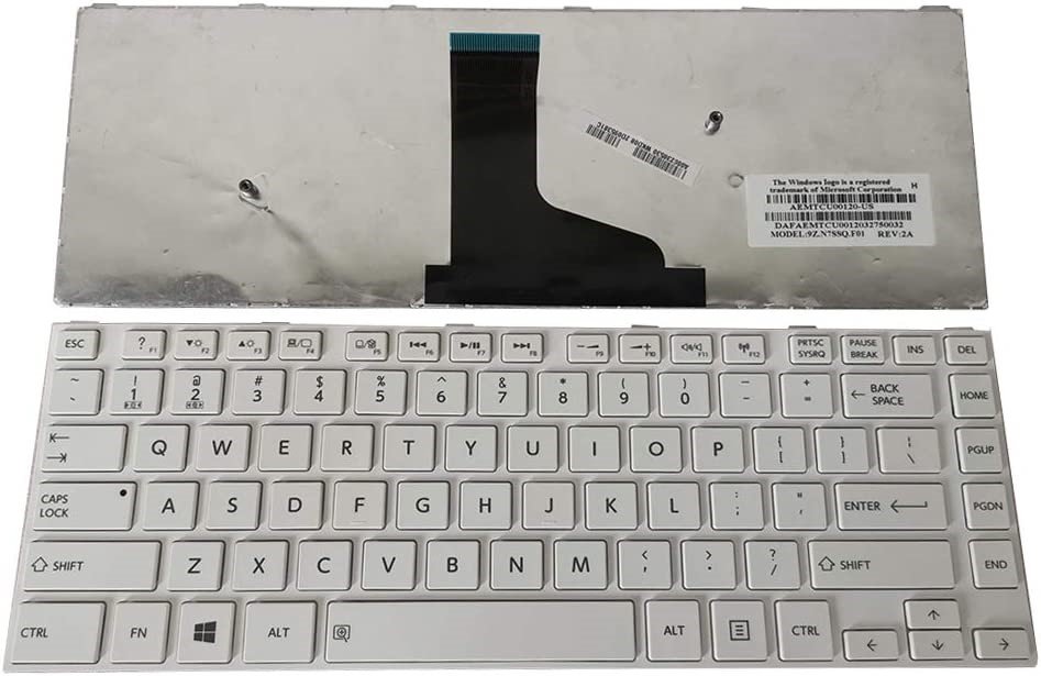 Bàn phím laptop Toshiba Satellite L40-A, C40-A, S40T-A TRẮNG