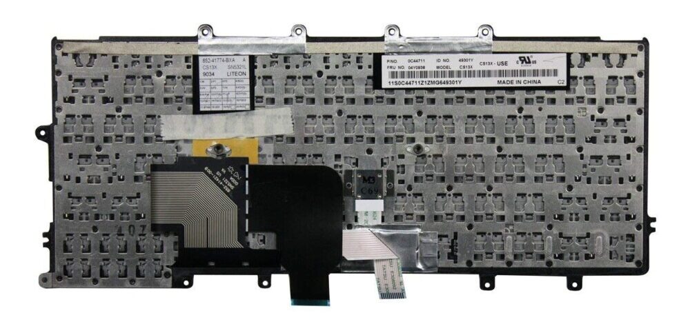Mặt sau bàn phím laptop Lenovo ThinkPad X240, X240s, X250, X260, X270 với cáp tín hiệu chuẩn