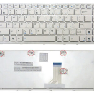 Bàn phím Laptop Asus A40 X42J TRẮNG