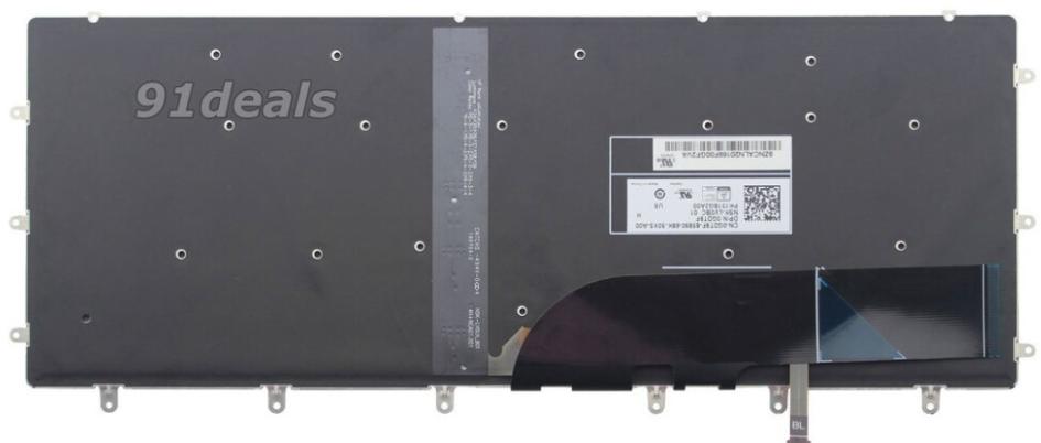 Mặt sau bàn phím laptop Dell XPS 15 9550, 9560, 9570, Precision 5510, 5520, 5530
