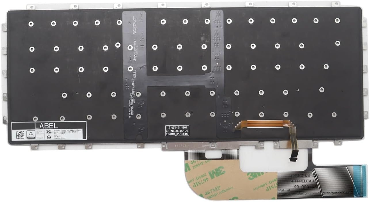 Mặt sau bàn phím laptop Dell XPS 15 9575, Dell XPS 15 7590, Dell Precision 5530 (2-in-1)