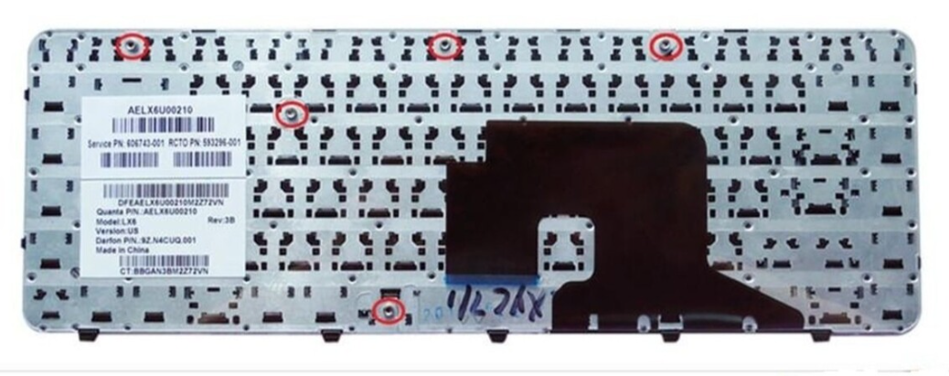 Mặt sau bàn phím laptop HP DV6-3000, DV6-4000 tích hợp cáp đèn nền (LED)