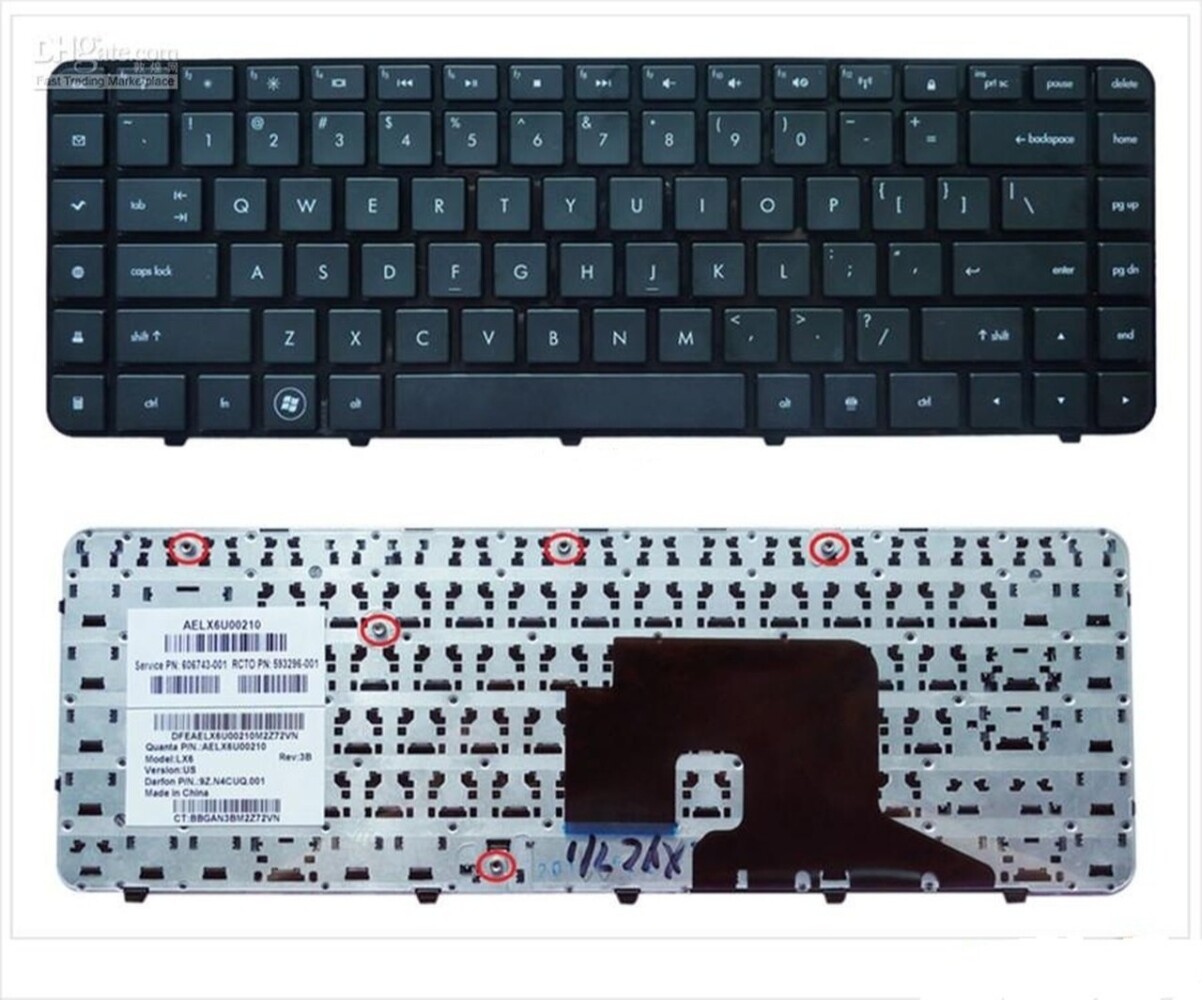 Bàn phím laptop Hp Pavilion DV6 DV6t, DV6-3000, DV6t-3000, DV6-4000, DV6t-4000 (BH 6TH)