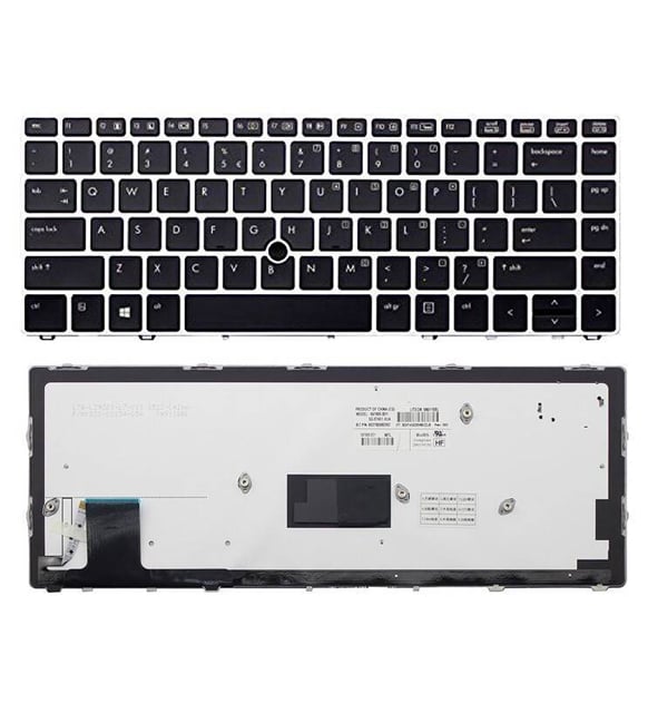 Bàn phím laptop Hp Elitebook Folio 9470M 9480M CÓ CHUỘT RENEW (LED, BH 6TH)