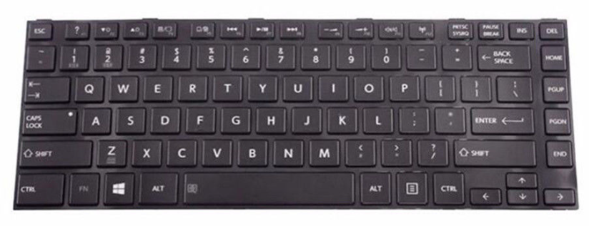 Mặt trước bàn phím laptop Toshiba Satellite L40-A, C40-A, S40T-A Màu Đen