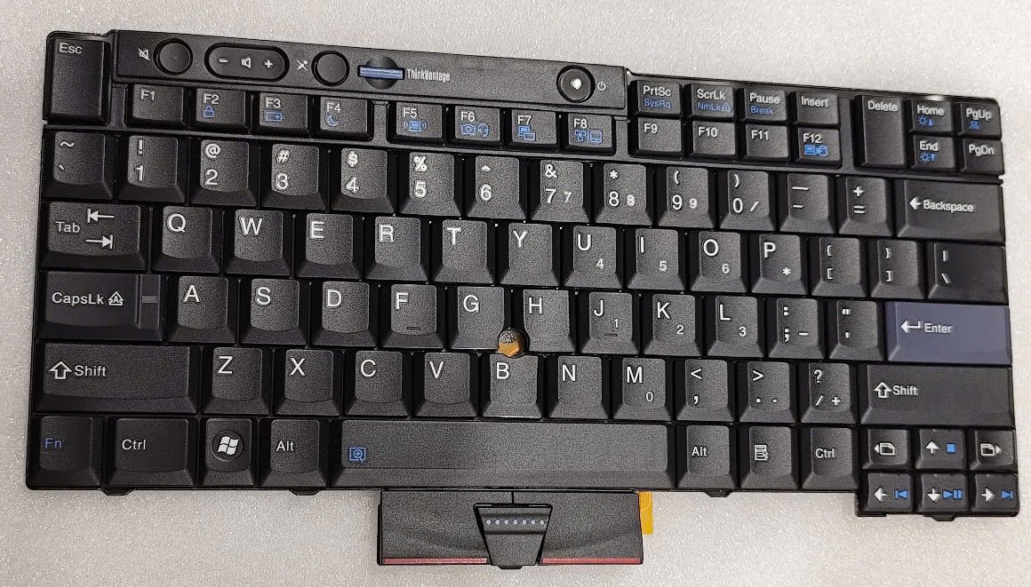 Mặt trước bàn phím laptop Lenovo Thinkpad T400s, T410, T410s, T420, T420s, T510, T520, W510, W520, X220, X220s phiên bản không chuột