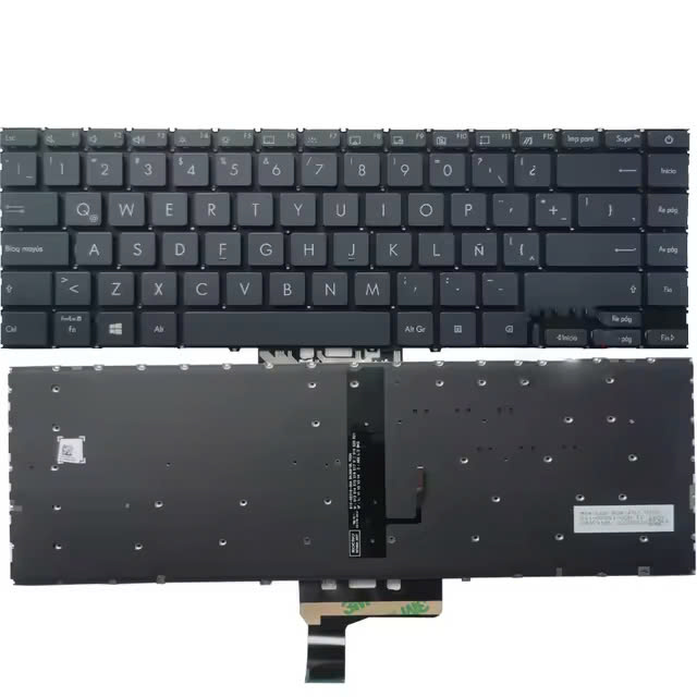 Bàn phím laptop Asus Zenbook 14 UX425 UX425 UX425JA UX425UA UX425EA UM425 U4700 ĐEN (LED, BH 6TH)