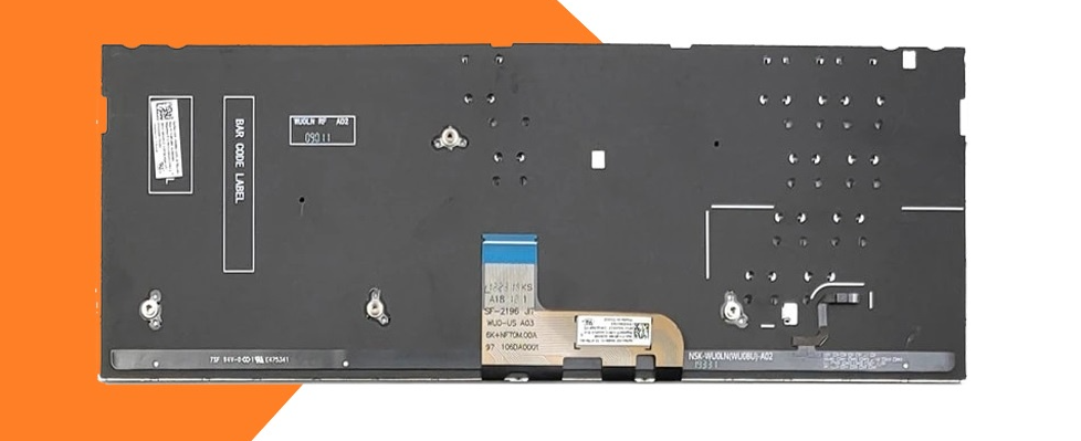 Mặt sau bàn phím laptop Asus Zenbook 13 UX333, UX333F, UX333FN, UF3300F, UX334, UX334U, UX334UA, UX334A, U334U