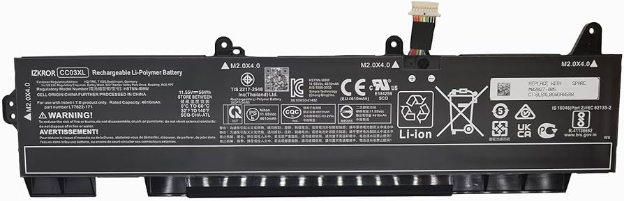 Mặt trước pin laptop HP EliteBook 840 G7, 845 G7, 830 G7, 835 G7, ZBook Firefly 14 G7, CC03XL