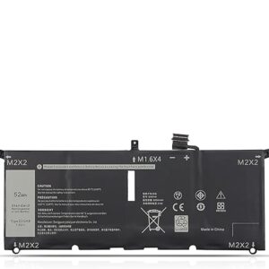 Pin laptop Dell XPS 13 9370 9380, XPS 13 9305, H754V 0H754V DXGH8 52WH (ZIN) - 4 CELL