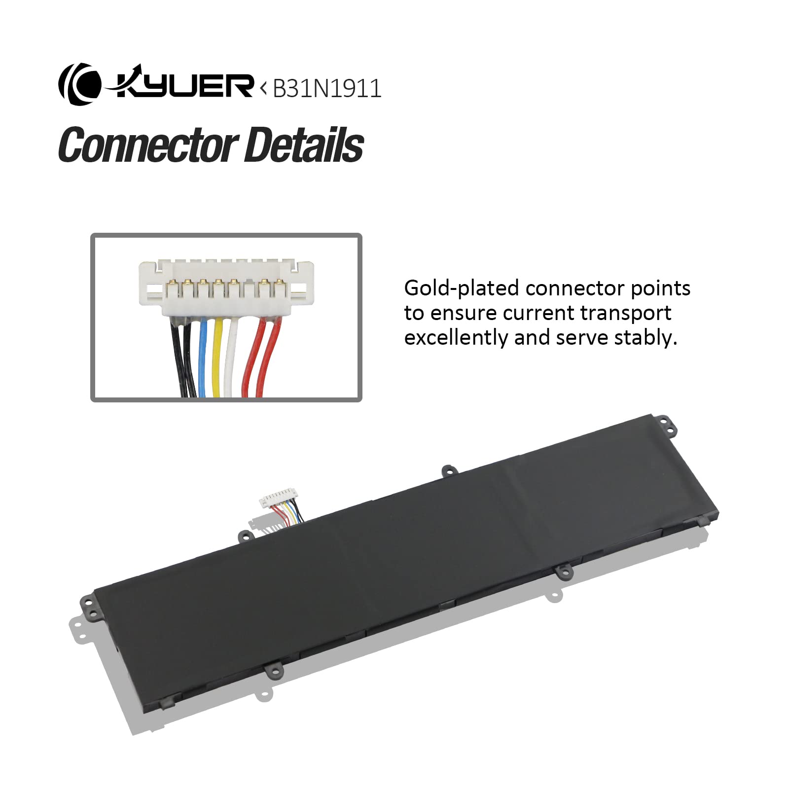 Mặt sau pin laptop Asus TP470, TP470EA, TP470EZ, B31N1911