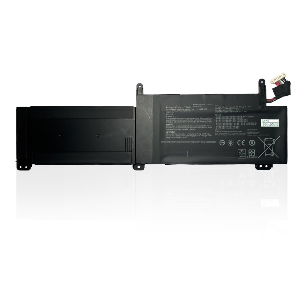 Pin laptop Asus ROG Strix GL703, GL703G, GL703GE, GL703VD (C41N1716, 64WH, 4 Cell) Chất Lượng Cao