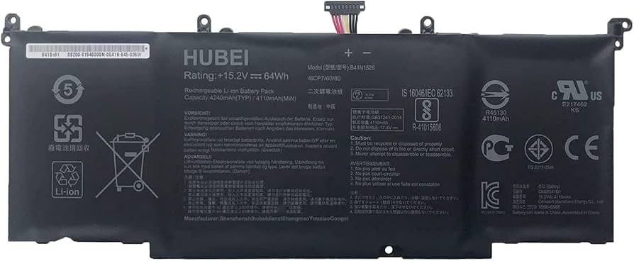 Mặt trước pin laptop Asus ROG Strix GL502, GL502V, GL502VT, GL502VY, GL502VM, GL502VS, GL502VG