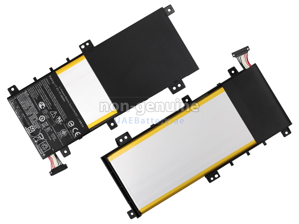 Mặt trước pin laptop Asus TP550, TP550L, TP550LA, TP550LD, TP550LJ, TP550LD-CJ086H