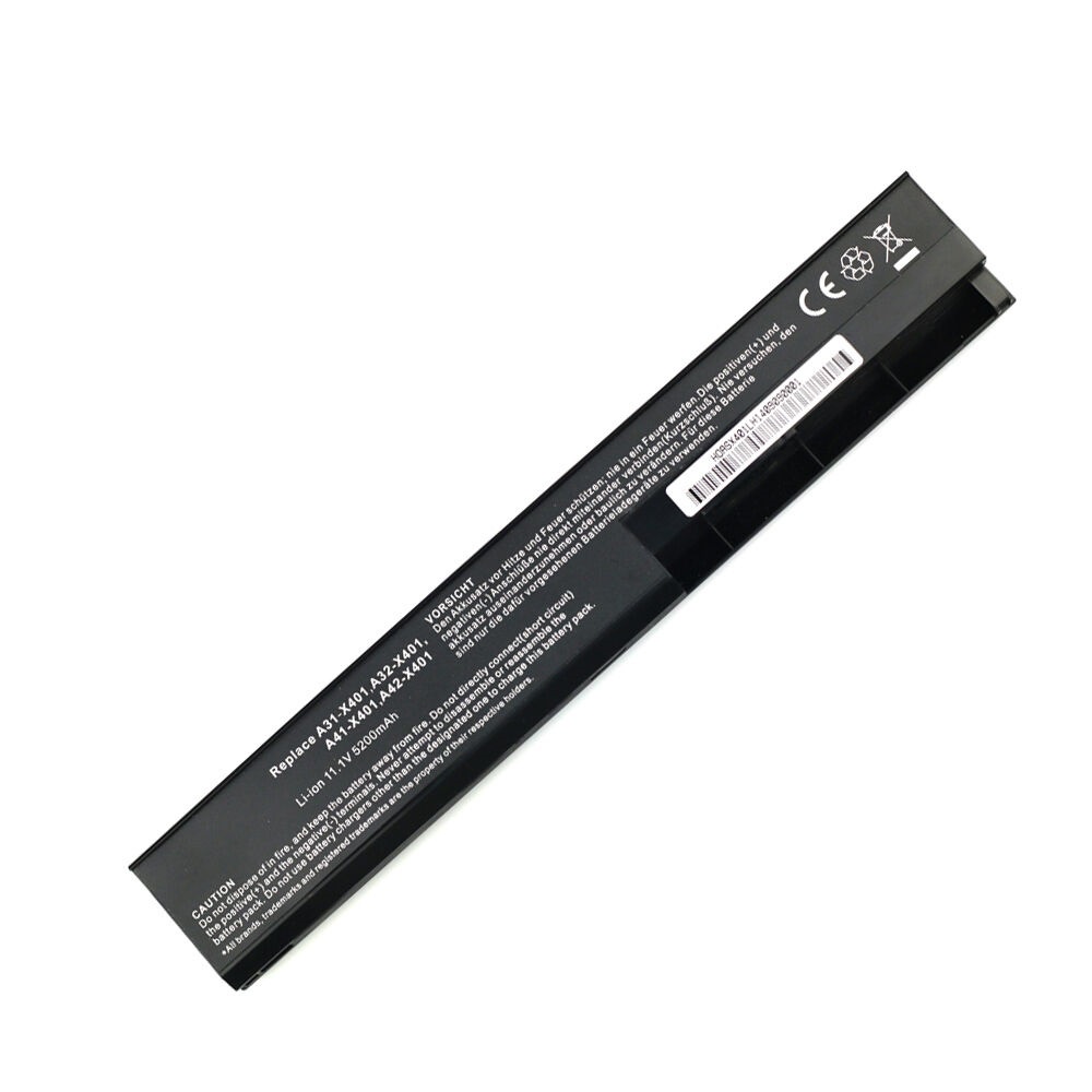 Mặt trước pin laptop Asus X401, X401A, X401U, X501, X501A, X501U, X301, X301A