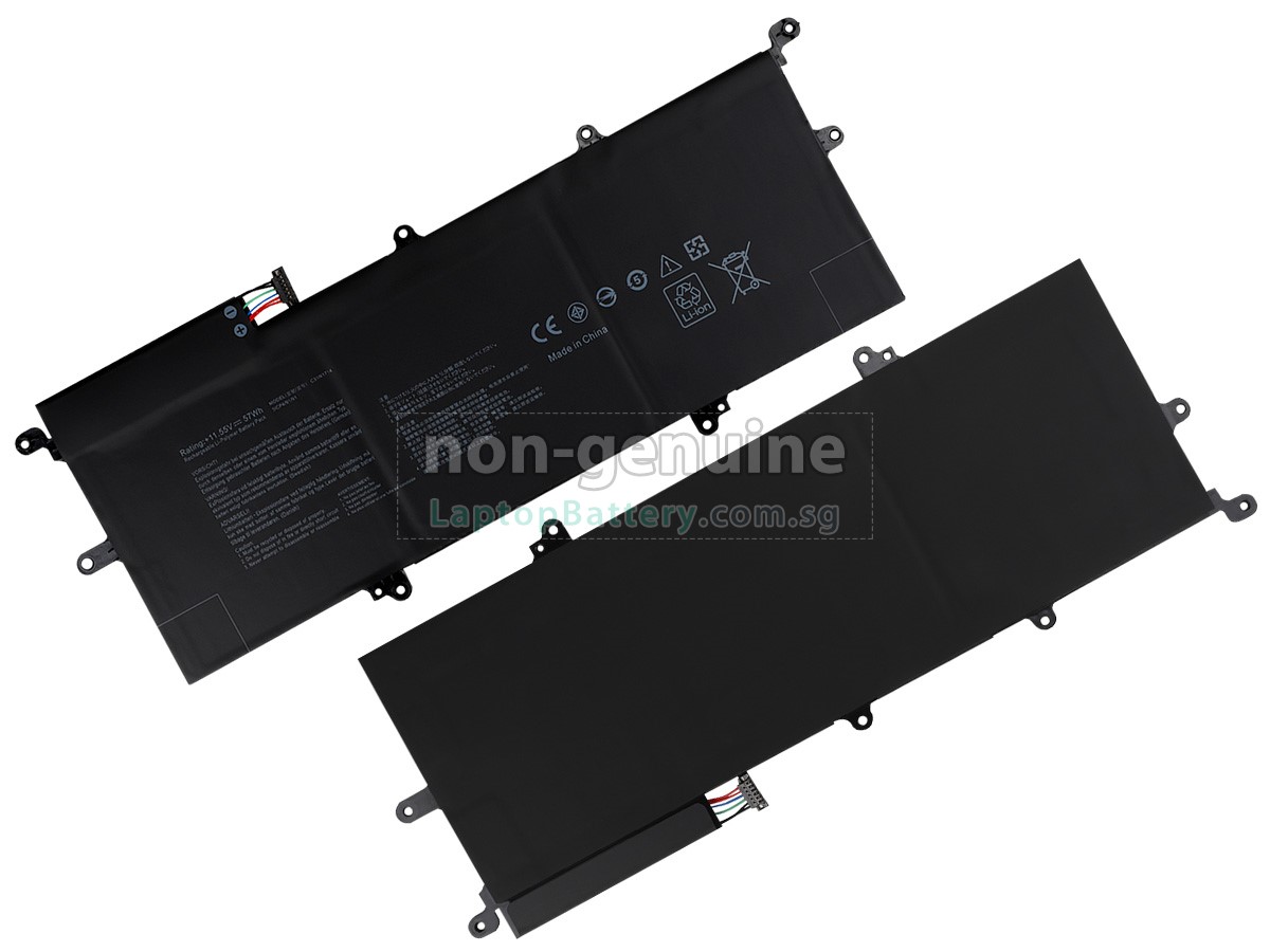 Mặt trước pin laptop Asus ZenBook 14 UX416, UX416F, UX416FA, UX430U, UX430UA