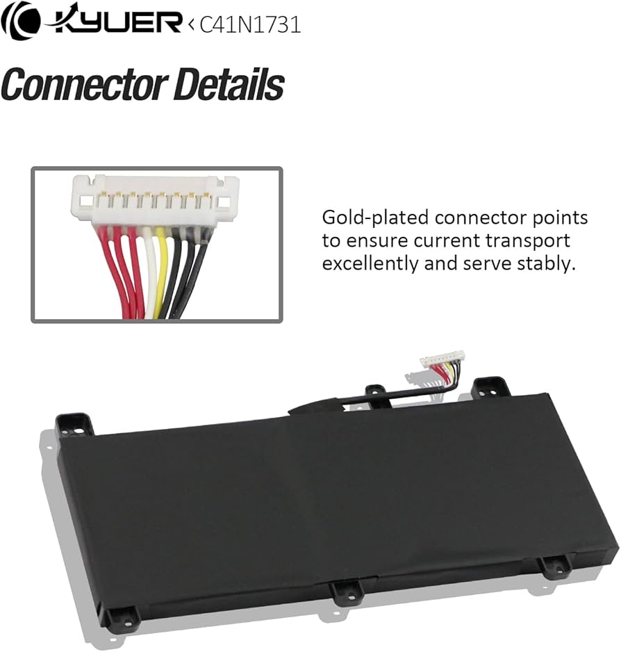 Mặt sau pin laptop Asus GL704, GL704GW, GL704GV, C41N1731-1 Type B