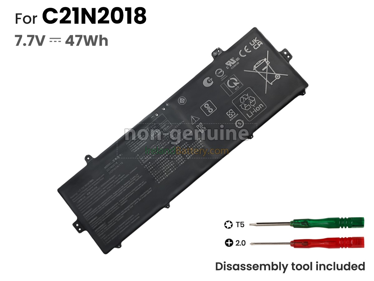 Mặt trước pin laptop Asus Chromebook CR1100, CR1100C, CR1100CKA, CR1100FKA
