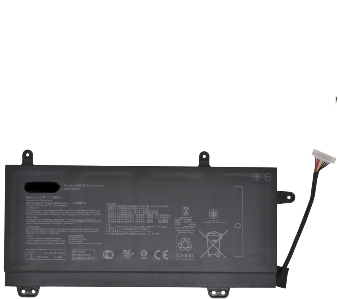 Mặt trước pin laptop Asus ROG Zephyrus M GU501, GU501G, GU501GM, GM501, GM501GS, GM501GE