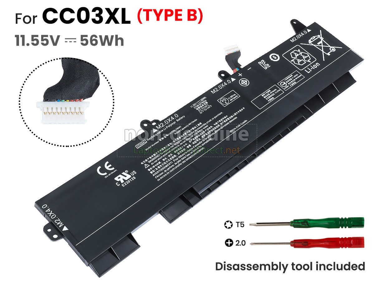 Mặt sau pin laptop HP EliteBook 840 G7, 845 G7, 830 G7, 835 G7