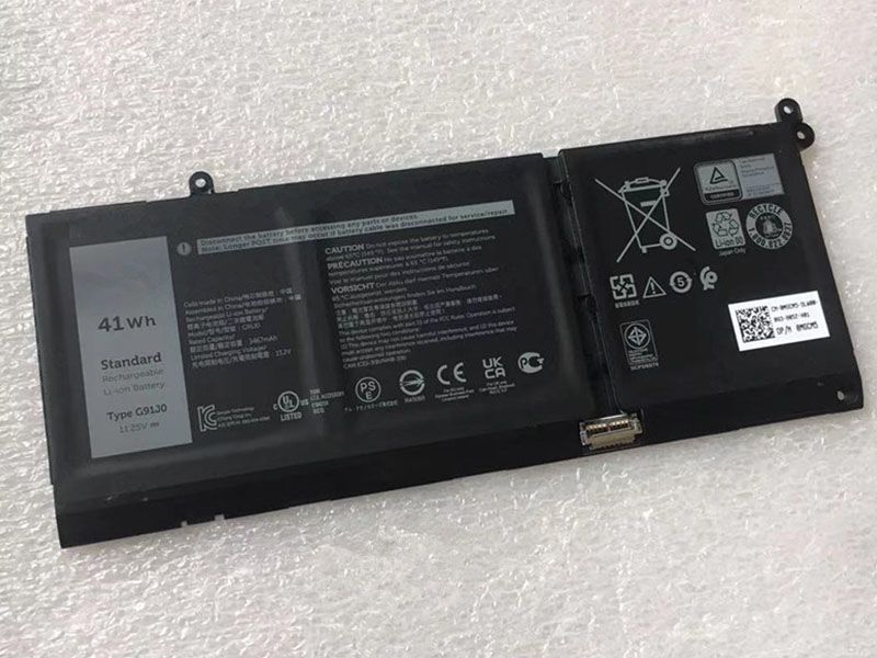 Mặt trước pin laptop Dell Latitude 3320, 3420, 3520, Vostro 3510, 3511, 3515, 5410, 5510, G91J0, 41WH