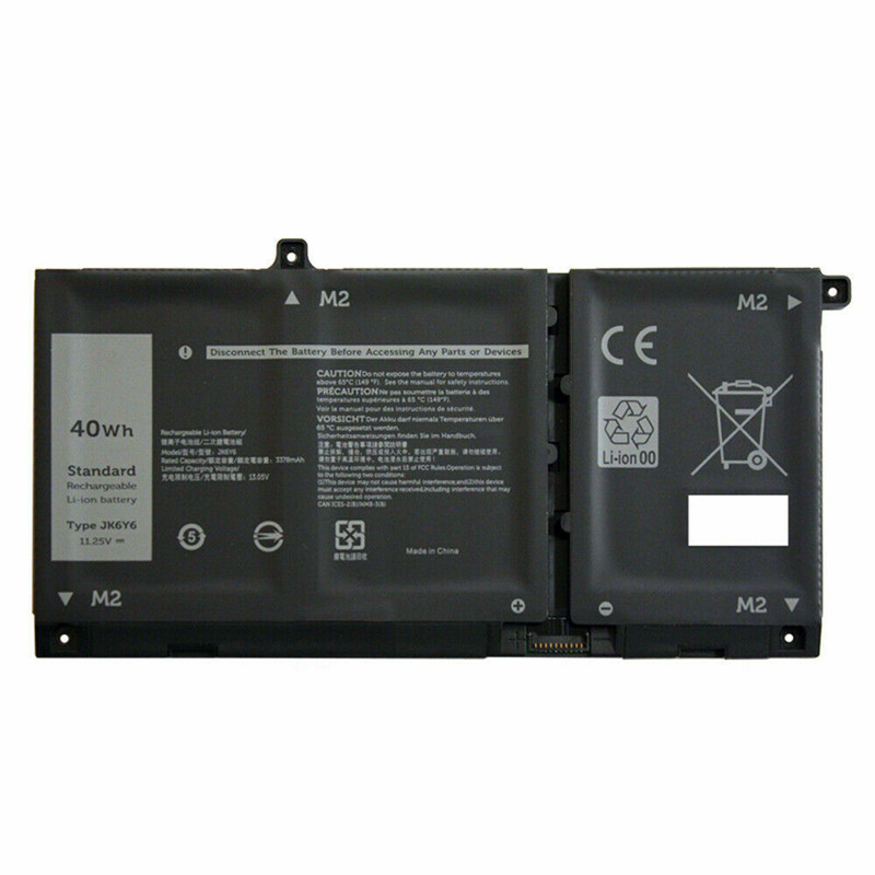 Mặt trước pin laptop Dell Latitude 3410, 3510, Vostro 5401, 5501, Inspiron 5400, 5409, JK6Y6, 40WH
